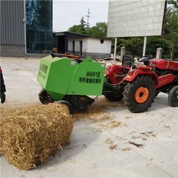 麦草秸秆打捆机哪里有厂家 拖拉机后悬挂秸秆打捆机图片